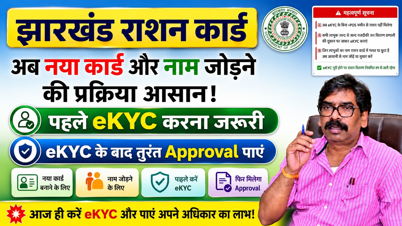 Jharkhand Ration Card New Rules 2026